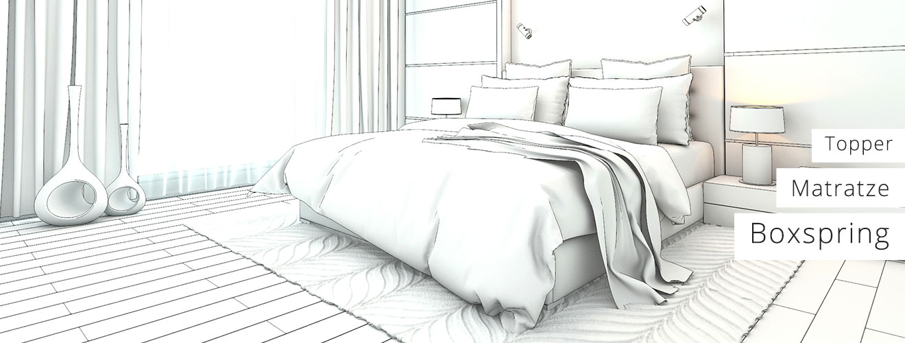 Boxspringbett Aufbau Sketch Design