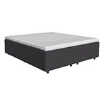 BoxspringWelt Boxspringbett ohne Kopfteil Hugo Antracite